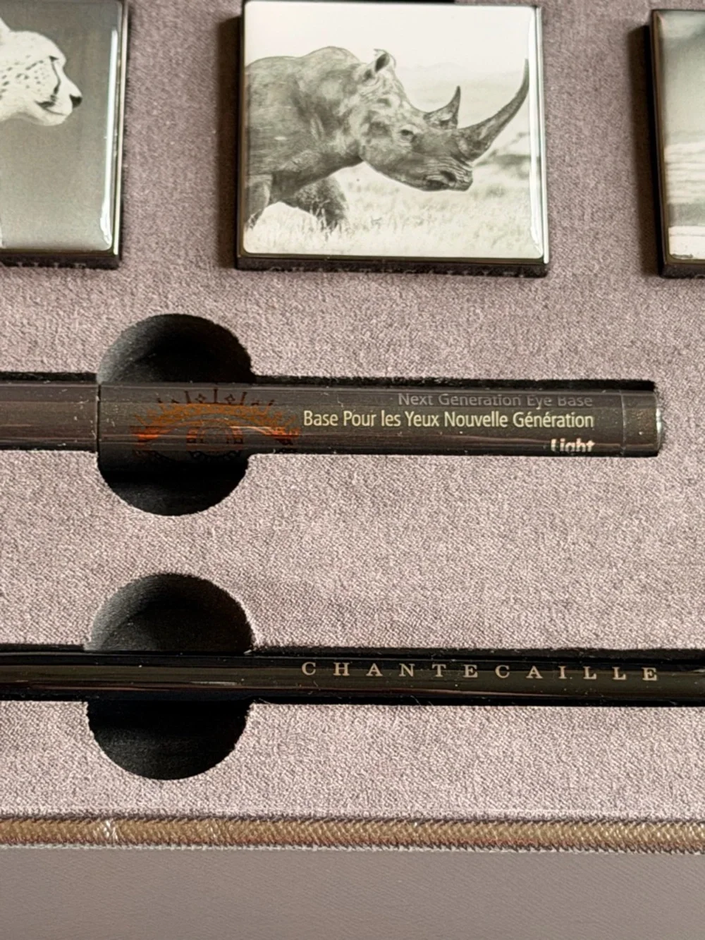 NIB Chantecaille Luminescent Eye Shade Collection 8 Shades Eye Base Brush RARE